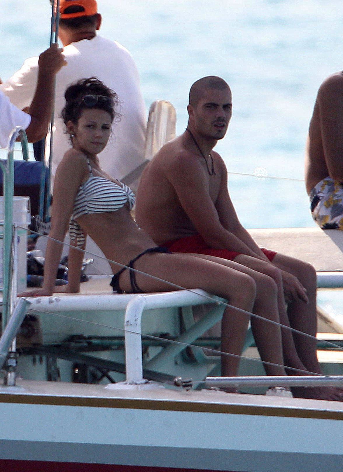 Michelle Keegan bikini candids Barbados January 1, 2011 
