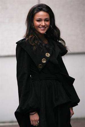 Michelle Keegan outside ITV Studios on December 3, 2010