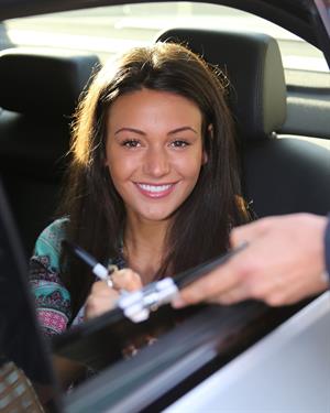 Michelle Keegan - Arriving at ITV Studios - September 6, 2012