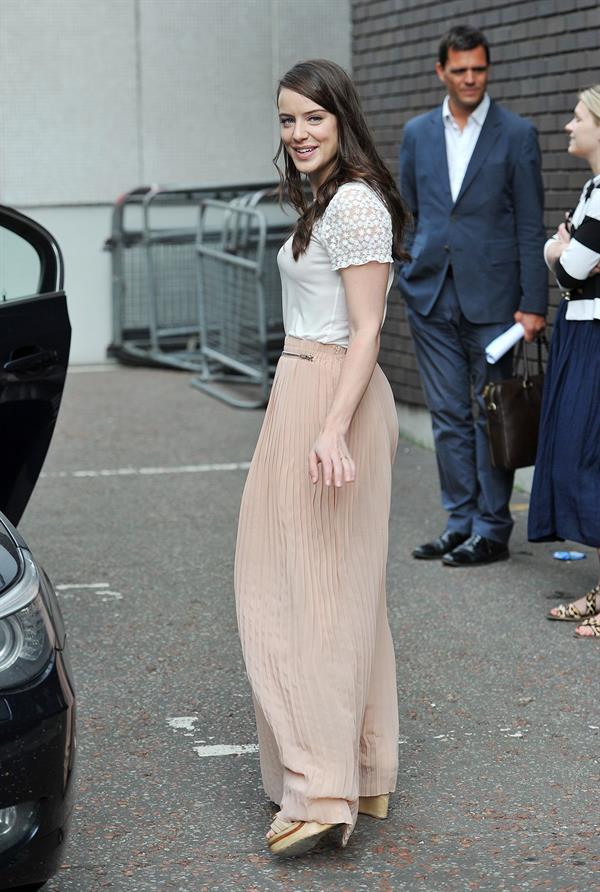 Michelle Ryan - Arriving at ITV Studios - August 21, 2012