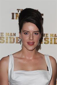 Michelle Ryan attends 'The Man Inside' UK film premiere at the Vue Leicester Square on July 24, 2012 in London, England