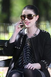 Michelle Trachtenberg on the Set of Gossip Girl in Central Park - September 24, 2012 