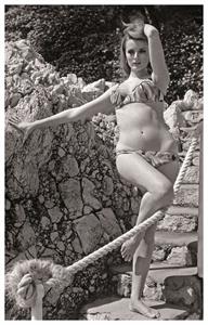 Celeste Yarnall in a bikini