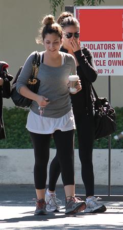 Mila Kunis leaving exercise class in West Hollywood 10/23/12 