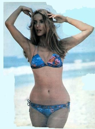 Barbara Bouchet in a bikini