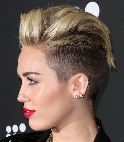 Miley Cyrus Attends the Myspace relaunch at The El Rey Theater in Los Angeles on June 12, 2013