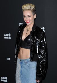 Miley Cyrus Attends the Myspace relaunch at The El Rey Theater in Los Angeles on June 12, 2013
