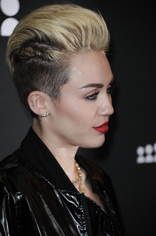 Miley Cyrus Attends the Myspace relaunch at The El Rey Theater in Los Angeles on June 12, 2013