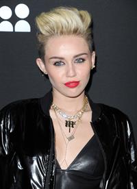 Miley Cyrus Attends the Myspace relaunch at The El Rey Theater in Los Angeles on June 12, 2013