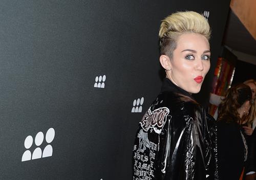 Miley Cyrus Attends the Myspace relaunch at The El Rey Theater in Los Angeles on June 12, 2013