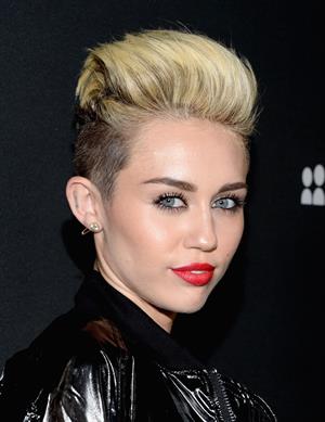 Miley Cyrus Attends the Myspace relaunch at The El Rey Theater in Los Angeles on June 12, 2013