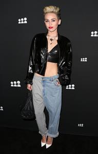 Miley Cyrus Attends the Myspace relaunch at The El Rey Theater in Los Angeles on June 12, 2013