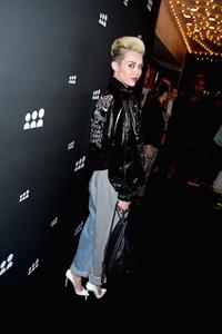 Miley Cyrus Attends the Myspace relaunch at The El Rey Theater in Los Angeles on June 12, 2013