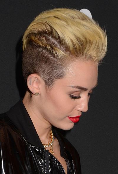 Miley Cyrus Attends the Myspace relaunch at The El Rey Theater in Los Angeles on June 12, 2013