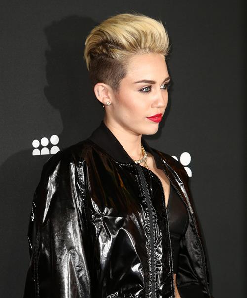 Miley Cyrus Attends the Myspace relaunch at The El Rey Theater in Los Angeles on June 12, 2013