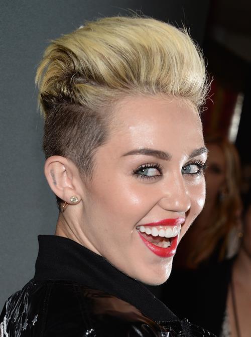 Miley Cyrus Attends the Myspace relaunch at The El Rey Theater in Los Angeles on June 12, 2013