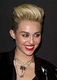 Miley Cyrus Attends the Myspace relaunch at The El Rey Theater in Los Angeles on June 12, 2013