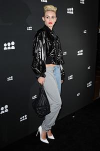 Miley Cyrus Attends the Myspace relaunch at The El Rey Theater in Los Angeles on June 12, 2013