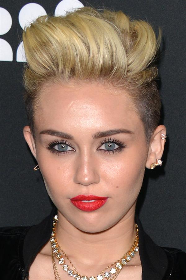 Miley Cyrus Attends the Myspace relaunch at The El Rey Theater in Los Angeles on June 12, 2013