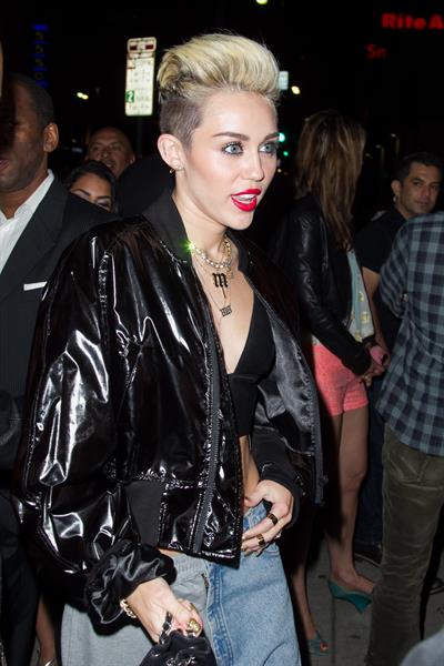 Miley Cyrus Pictures Miley Cyrus Attends the Myspace relaunch at The El Rey Theater in Los Angeles on June 12, 2013