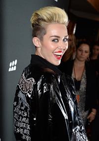 Miley Cyrus Attends the Myspace relaunch at The El Rey Theater in Los Angeles on June 12, 2013