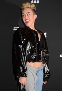 Miley Cyrus Attends the Myspace relaunch at The El Rey Theater in Los Angeles on June 12, 2013