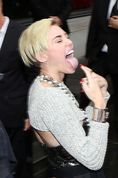 Miley Cyrus in Paris 9/9/13  