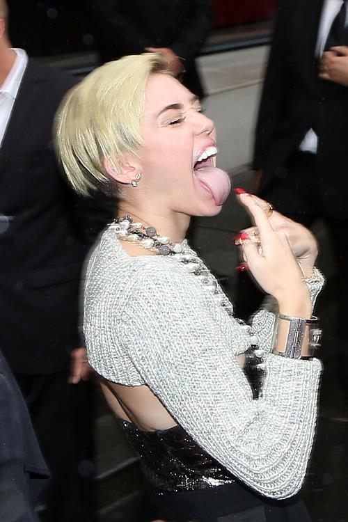 Miley Cyrus in Paris 9/9/13  