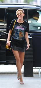 Miley Cyrus Spotted in a Join A Weird Trip T-shirt outside the London Studios in London (18.07.2013) 