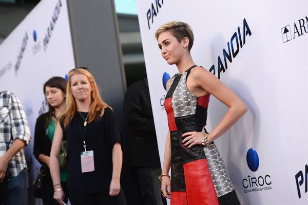 Miley Cyrus  Paranoia  Los Angeles Premiere -- Aug. 8, 2013 