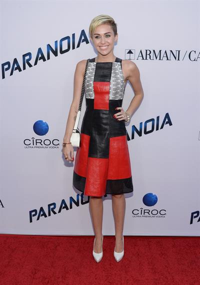 Miley Cyrus  Paranoia  Los Angeles Premiere -- Aug. 8, 2013 