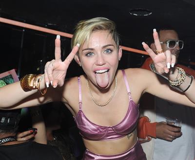 Miley Cyrus – “Bangerz” release party, NYC 10/8/13  