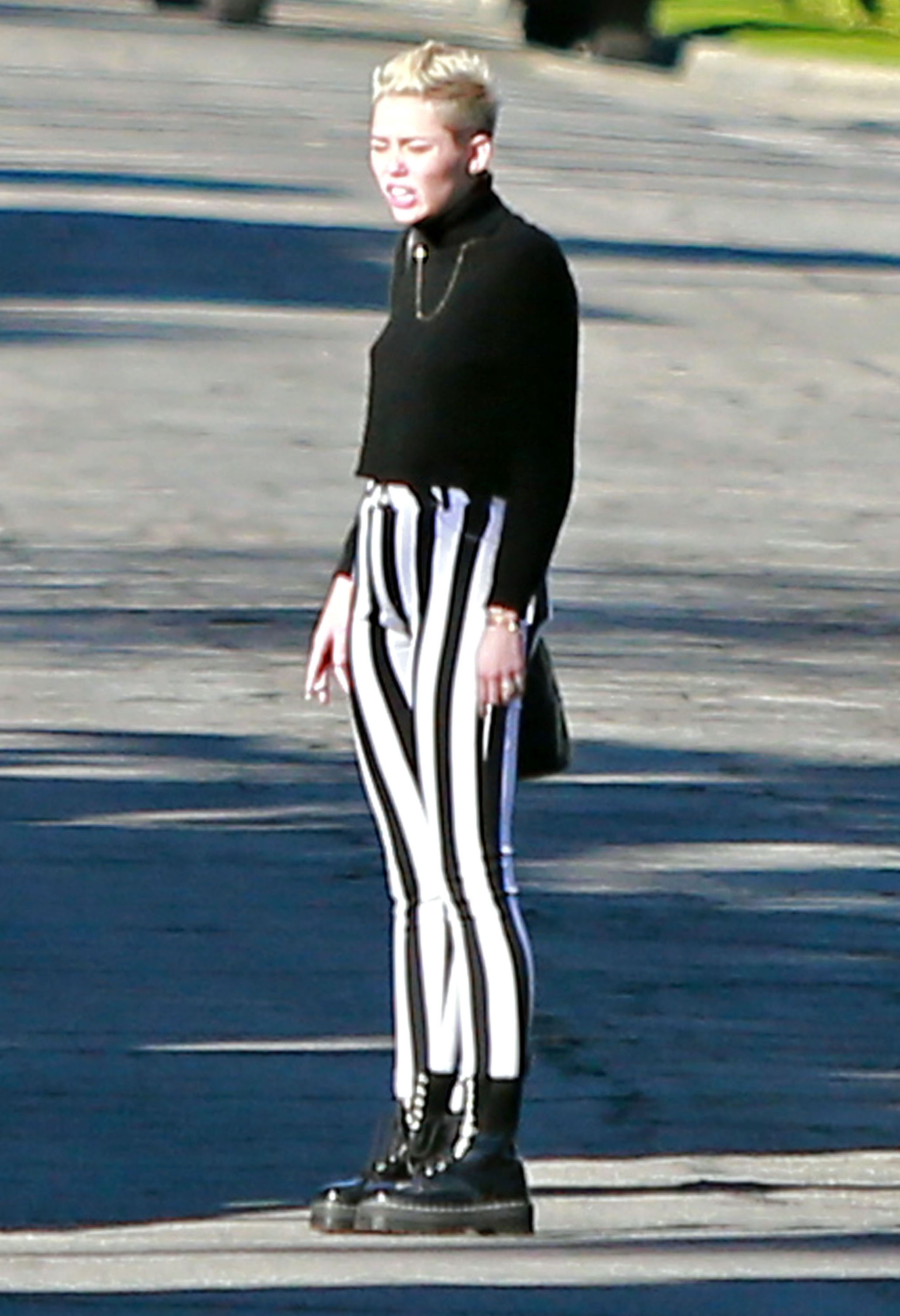 Miley Cyrus leaving a family gathering in Palm Springs 12/26/12 
