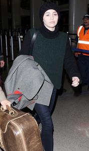 Miley Cyrus LAX airport 11/20/12 