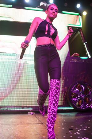 Miley Cyrus Borgore's Christmas Creampies Concert in Hollywood 12/8/12 