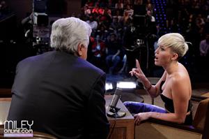 Miley Cyrus on The Tonight Show with Jay Leno 10/12/12 