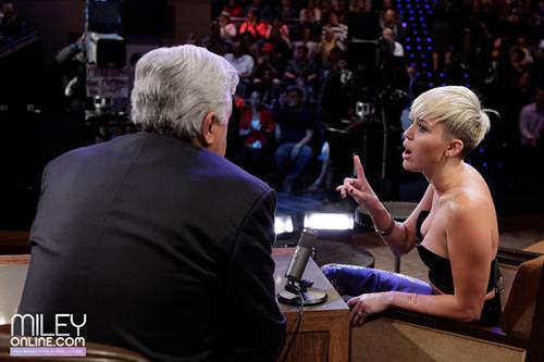 Miley Cyrus on The Tonight Show with Jay Leno 10/12/12 