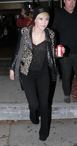 Miley Cyrus leaves recording studio in West Hollywood 10/10/12 