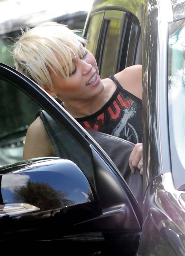 Miley Cyrus out and about in LA 10/9/12 