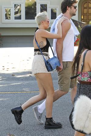 Miley Cyrus out and about in Santa Monica 9/29/12 