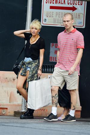 Miley Cyrus - Out shopping in New York City August 23, 2012