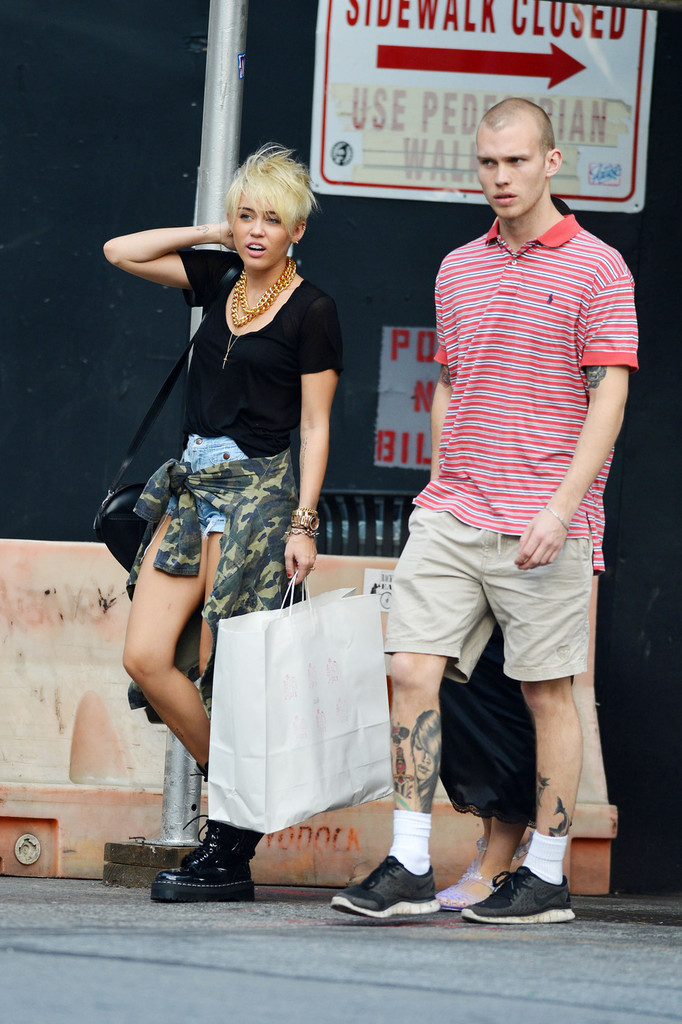 Miley Cyrus - Out shopping in New York City August 23, 2012