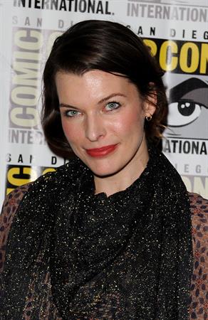 Milla Jovovich -  Resident Evil: Retribution  Press Room at Comic-Con 2012 in San Diego (July 13, 2012)