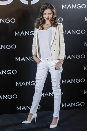 Miranda Kerr introduced as the new Face of Mango in Madrid, Spain 12/11/12 