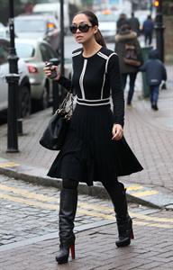 Myleene Klass in London on March 1, 2013