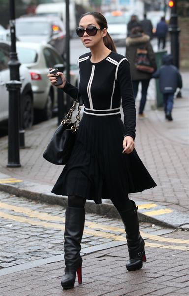 Myleene Klass in London on March 1, 2013