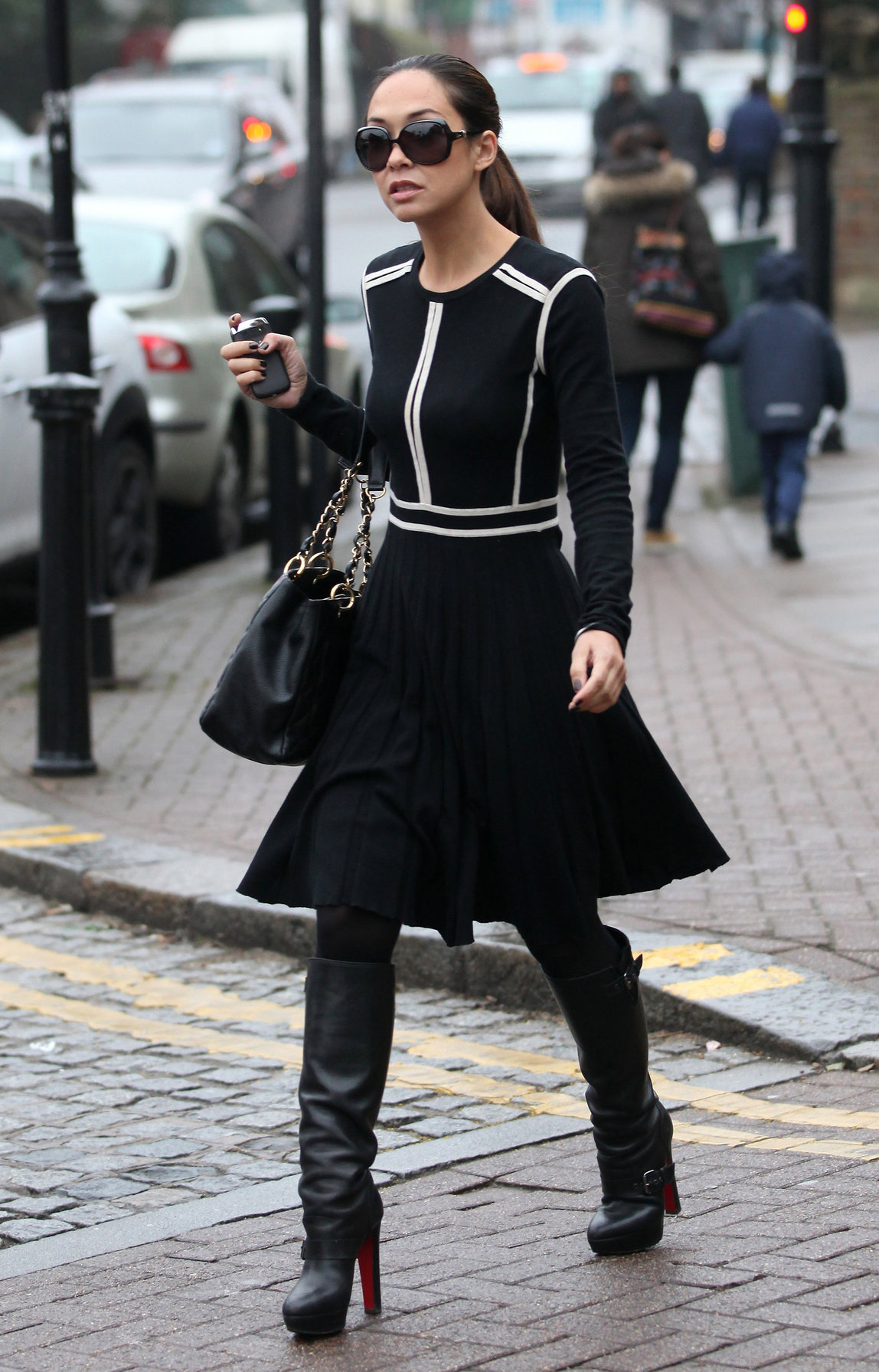 Myleene Klass in London on March 1, 2013