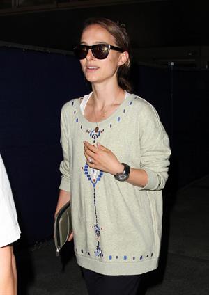 Natalie Portman arrives at LAX Airport - May 30, 2013 