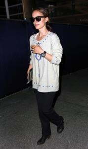 Natalie Portman arrives at LAX Airport - May 30, 2013 