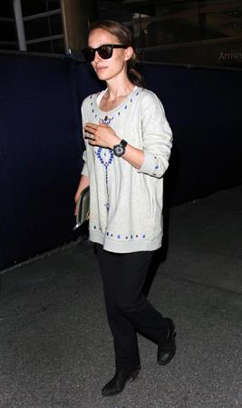 Natalie Portman arrives at LAX Airport - May 30, 2013 